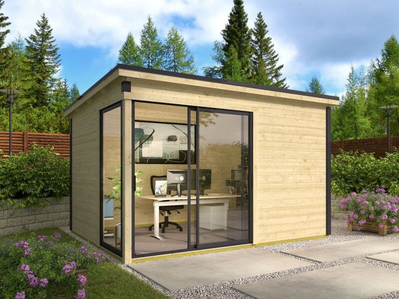 Fjordholz Gartenhaus Modell Amrum-2