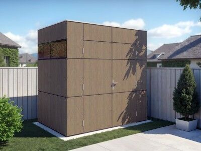 HPL Design Gartenhaus Mini Milano Grigio