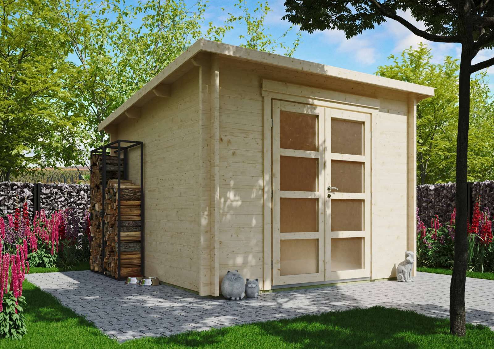 Fjordholz Gartenhaus Modell Max 44 F online bestellen