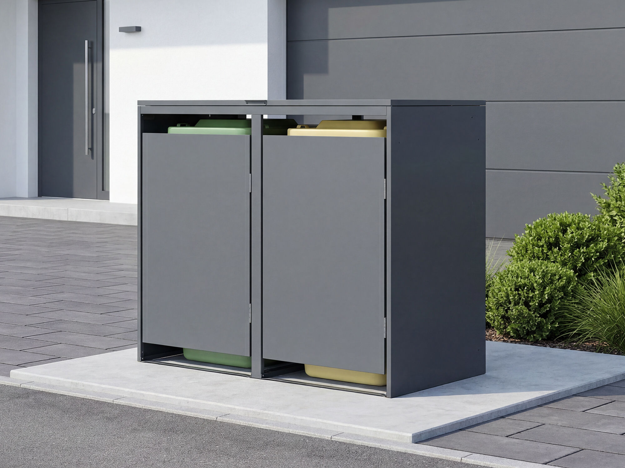 StarLine 2er Mülltonnenbox Modell Designo 240 L
