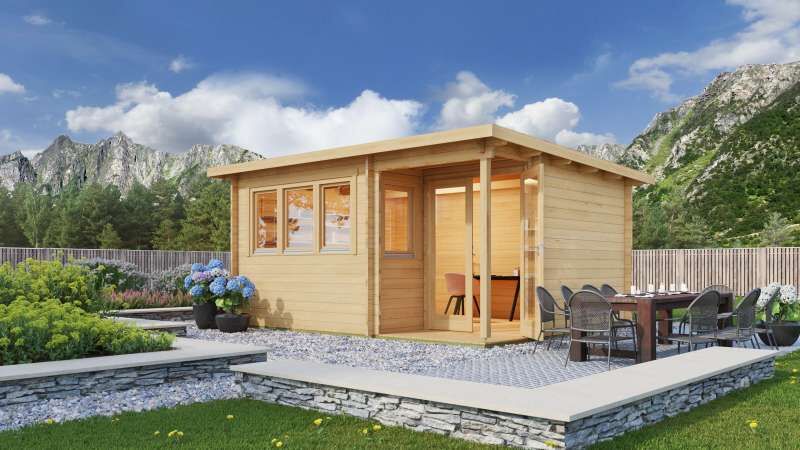 Isoliertes Gartenbüro kaufen Ihr Gartenhaus als HomeOffice