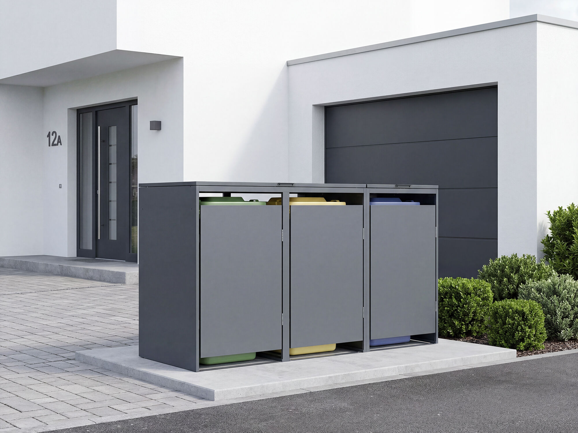 26 % Discount! StarLine 3er Mülltonnenbox Modell Designo 240 L