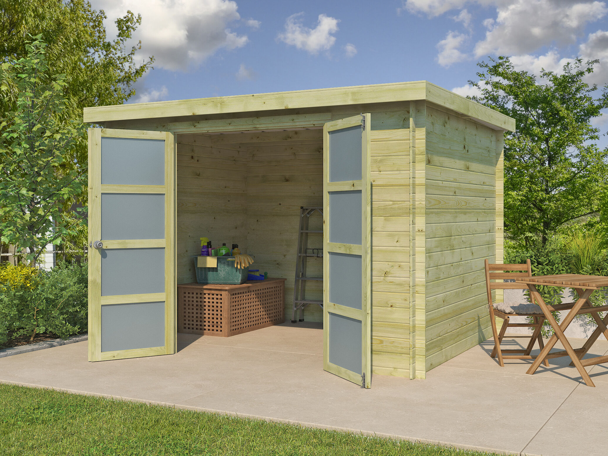 Gerätehaus Modell Umea 7,38 m² Rabatt: 26 %