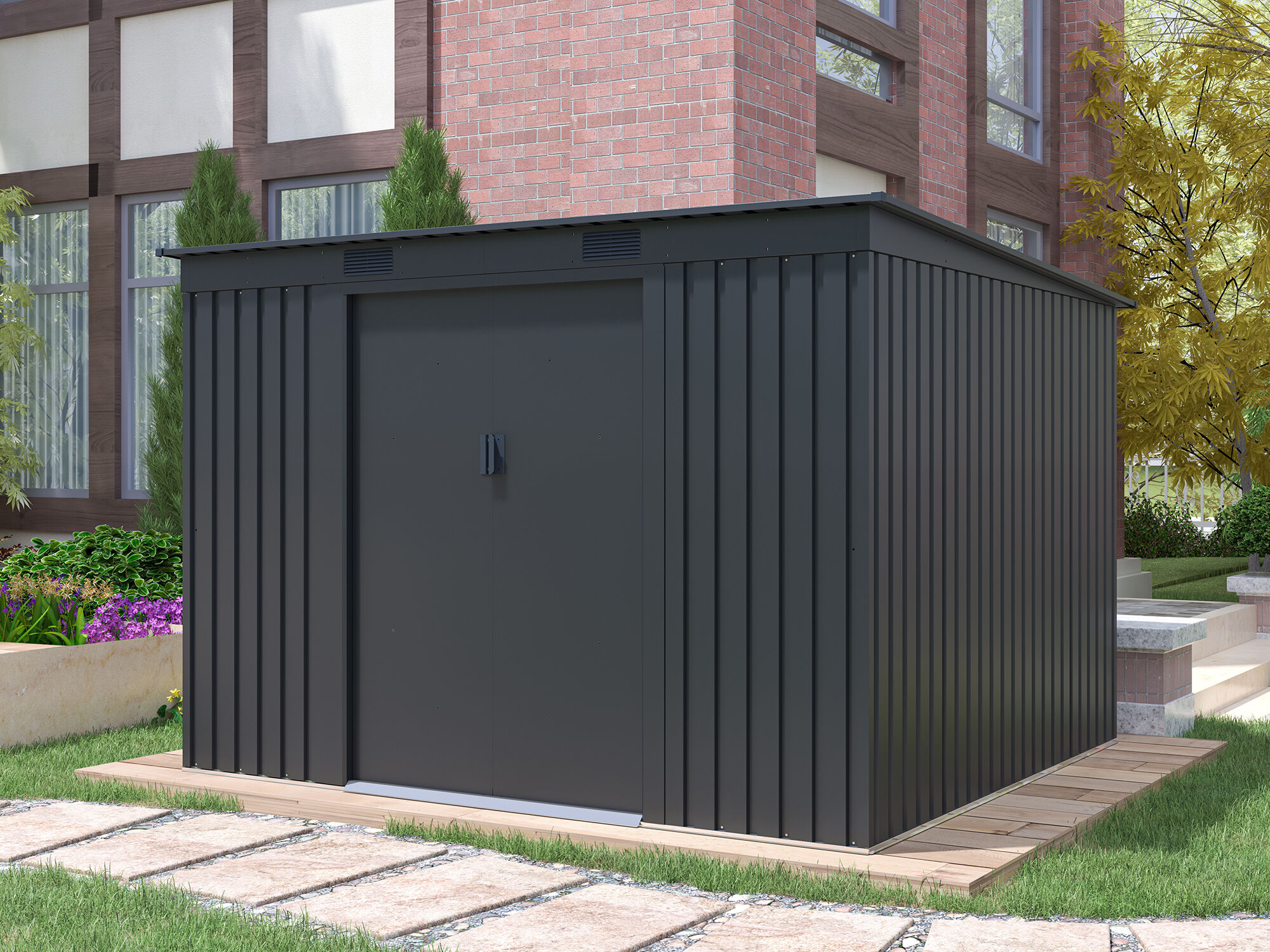 Metall Gerätehaus Modell Pento 6,29 m² Rabatt: 38 %