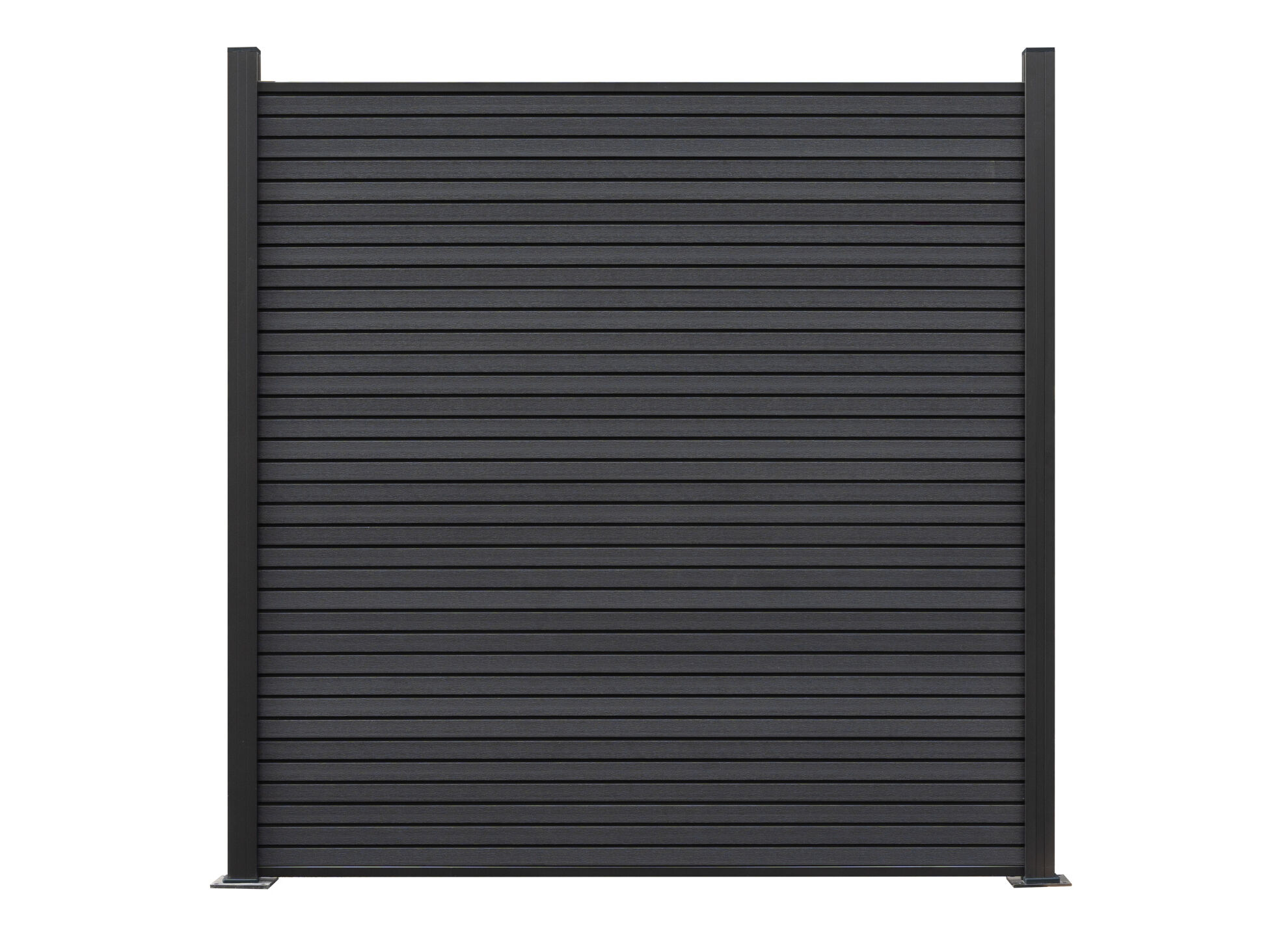 Fjordholz Z1 WPC Steckzaun Modell FineLine 180x180 cm Anthrazit