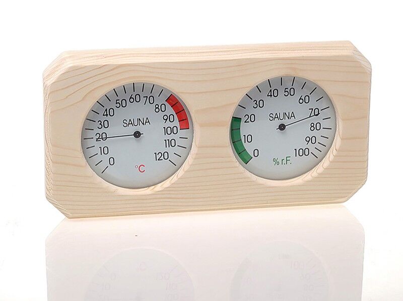 Fjordholz Sauna Thermometer & Hygrometer Basic