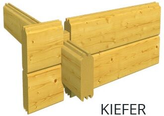 26 % reduziert: Fjordholz Holzgarage Modell Holstein 70