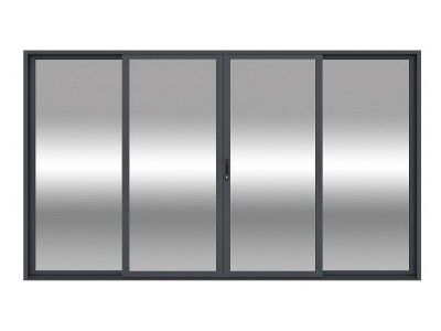StarLine Aluminium Schiebetür ISO-Slide Mirror 300 x 206 cm