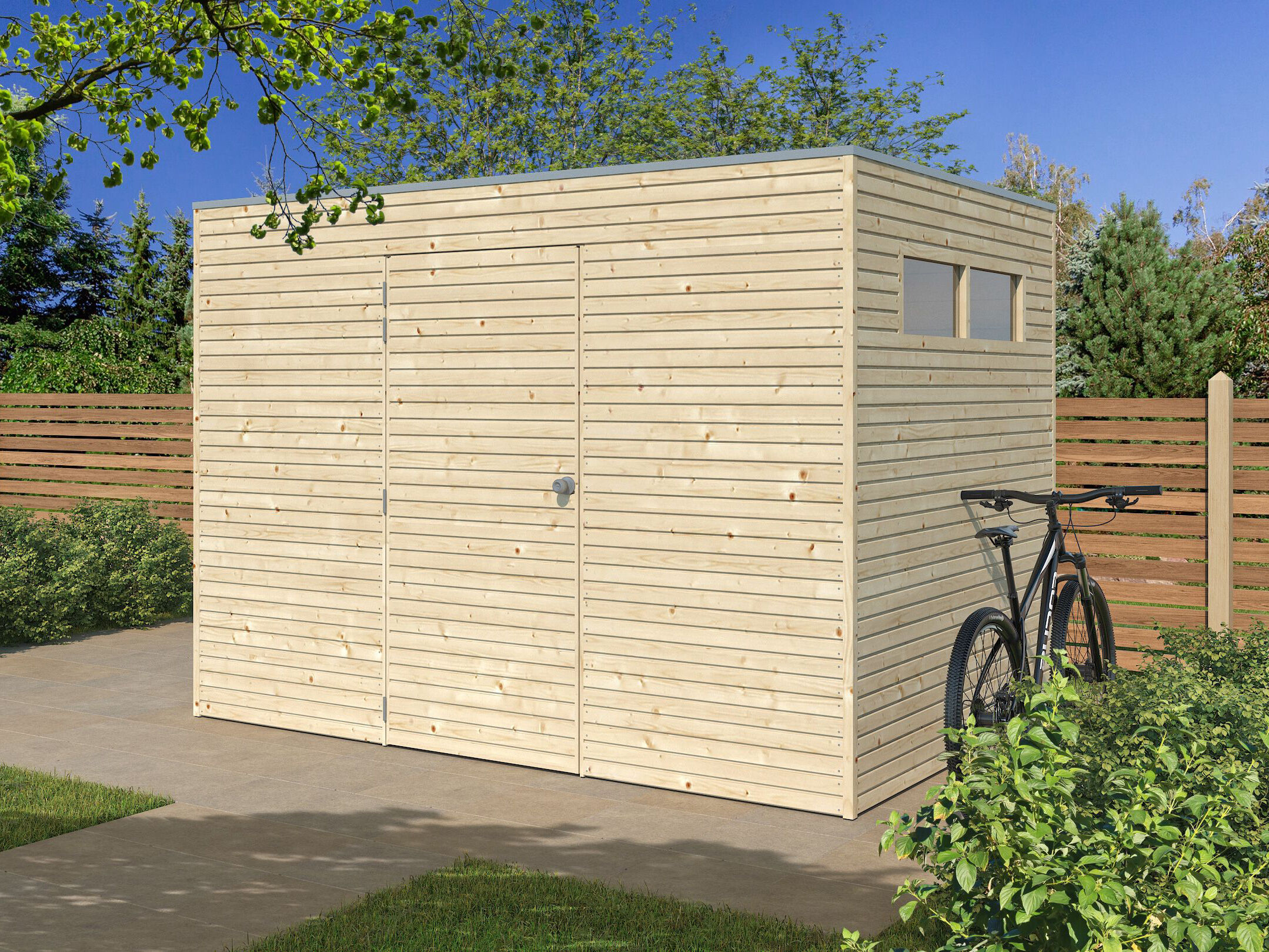 Gartenhaus Modell QB-Line 6,30 m² 3x2m | Rabatt: 26 %